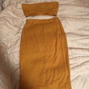 Urban Outfitters two piece checkered set